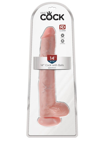 14" Cock with Balls